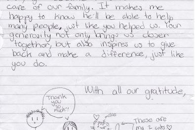 thank you letter